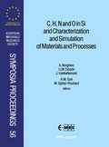 Cover: C, H, N and O in Si and Characterization and Simulation of Materials and Processes - Elsevier