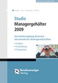 Cover: Studie Managergeh&auml;lter 2009 - Reguvis Fachmedien