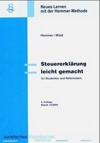 Abbildung von: Steuererklärung leicht gemacht - Hemmer-Wüst