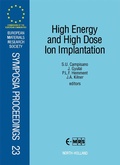 Cover: High Energy and High Dose Ion Implantation - Elsevier