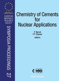 Cover: Chemistry of Cements for Nuclear Applications - Elsevier