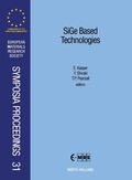 Cover: SiGe Based Technologies - Elsevier