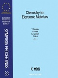 Cover: Chemistry for Electronic Materials - Elsevier