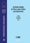Cover: Synthetic Materials for Non-Linear Optics and Electronics - Elsevier