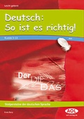 Cover: Deutsch: So ist es richtig! - scolix in der AAP Lehrerwelt GmbH