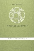 Cover: Vierzeiler-Lexikon. IV - Peter Lang Verlag
