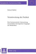Bild: Verantwortung der Freiheit - Peter Lang Verlag