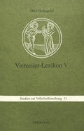 Cover: Vierzeiler-Lexikon V - Peter Lang Verlag