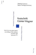 Cover: Festschrift G&uuml;nter Wagner - Peter Lang Verlag