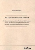 Cover: Das Kapitalersatzrecht im Umbruch - ibidem