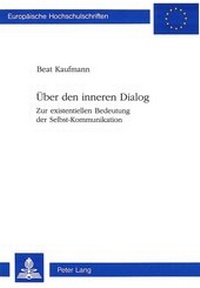 Abbildung von: Über den inneren Dialog - Peter Lang Verlag