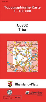 Abbildung von: TK100 C6302 Trier - Landesamt für Vermessung und Geobasisinformation Rheinland-Pfalz