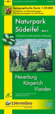 Abbildung von: Naturpark Südeifel /Neuerburg, Körperich, Vianden (WR) - Landesamt für Vermessung und Geobasisinformation Rheinland-Pfalz