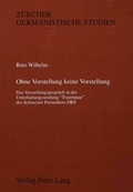 Cover: Ohne Vorstellung keine Vorstellung - Peter Lang Verlag