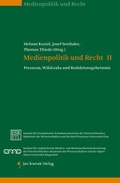 Cover: Medienpolitik und Recht - Jan Sramek Verlag KG