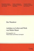 Cover: Der Wanderer - Peter Lang Verlag