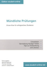 Enlarge image Cover: Mündliche Prüfungen - ibidem