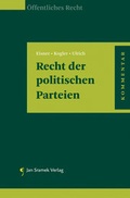 Cover: Recht der politischen Parteien - Jan Sramek Verlag KG