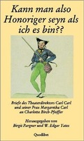 Cover: Kann man also Honoriger seyn als ich es bin?? - Lehner, Johann