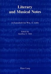 Enlarge image Cover: Literary and Musical Notes - Peter Lang Verlag