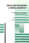 Cover: Peut-on &eacute;duquer l'intelligence? - Peter Lang Verlag