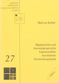 Cover: Magnetische und thermodynamische Eigenschaften korrelierter Fermionensysteme - Wi&szlig;ner-Verlag