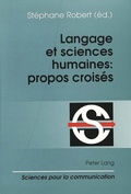 Cover: Langage et sciences humaines: propos crois&eacute;s - Peter Lang Verlag