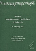 Cover: Neues musikwissenschaftliches Jahrbuch - Wi&szlig;ner-Verlag