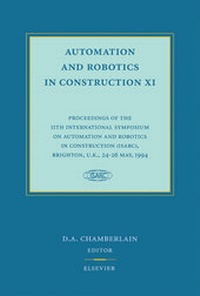 Abbildung von: Automation and Robotics in Construction XI - Elsevier