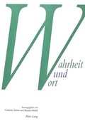 Cover: Wahrheit und Wort - Peter Lang Verlag