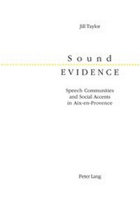 Abbildung von: Sound Evidence - Peter Lang Verlag