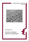 Cover: Locutions et phrases: aspects de la pr&eacute;dication - Nodus