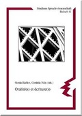Cover: Oralit&eacute;(s) et &eacute;criture(s). - Nodus