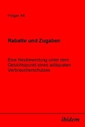 Cover: Rabatte und Zugaben - ibidem