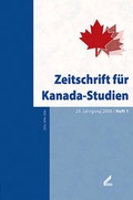 Cover: Zeitschrift f&uuml;r Kanada-Studien / Zeitschrift f&uuml;r Kanada-Studien - Wi&szlig;ner-Verlag