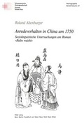 Cover: Anredeverhalten in China um 1750 - Peter Lang Verlag