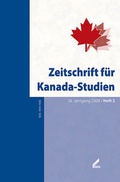 Cover: Zeitschrift f&uuml;r Kanada-Studien - Wi&szlig;ner-Verlag