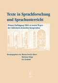 Cover: Texte in Sprachforschung und Sprachunterricht - Iudicium