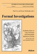Cover: Formal Investigations: Aesthetic Style in Late-Victorian and Edwardian Detective Fiction - ibidem