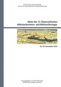 Abbildung von: Akten des 13. Österreichischen Althistorikerinnen- und Althistorikertages - Unipress Graz