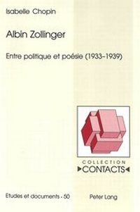 Enlarge image Cover: Albin Zollinger - Peter Lang Verlag