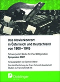 Cover: Studien zu Franz Schmidt / Das Klavierkonzert in &Ouml;sterreich und Deutschland von 1900-1945 - Doblinger