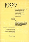 Cover: Schweizer Jahrbuch f&uuml;r Musikwissenschaft- Annales Suisses de Musicologie- Annuario Svizzero di Musicologia - Peter Lang Verlag