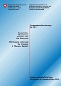 Cover: The Financial Sector and the Economy: A Pillar or a Burden? - Staatssekretariat f&uuml;r Wirtschaft