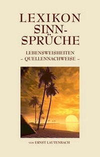 Abbildung von: Lexikon Sinn-Sprüche - Iudicium