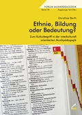 Cover: Ethnie, Bildung oder Bedeutung? - Wi&szlig;ner-Verlag
