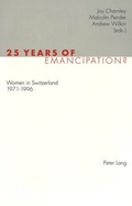 Cover: 25 Years of Emancipation? - Peter Lang Verlag