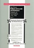 Cover: Gie&szlig;ener Universit&auml;t und Faschismus - Waxmann