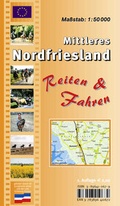 Cover: Nordfriesland (Mittleres) Reiterkarte - Kommunalverlag Tacken