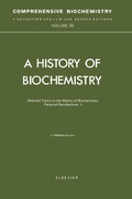 Cover: Selected Topics in the History of Biochemistry - Elsevier